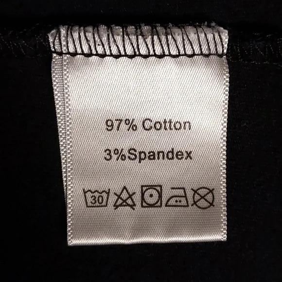 ChicYea Black & White Floral Skull Graphic Short Sleeve T-Shirt Size XL - Picture 7 of 8